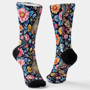 B&E Socken Kühnes und Elaboriertes Design 002029
