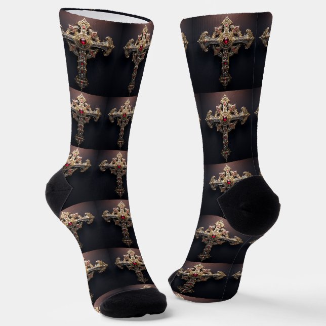 B&E Socken Kühnes und Elaboriertes Design 002124 (Gewinkelt)
