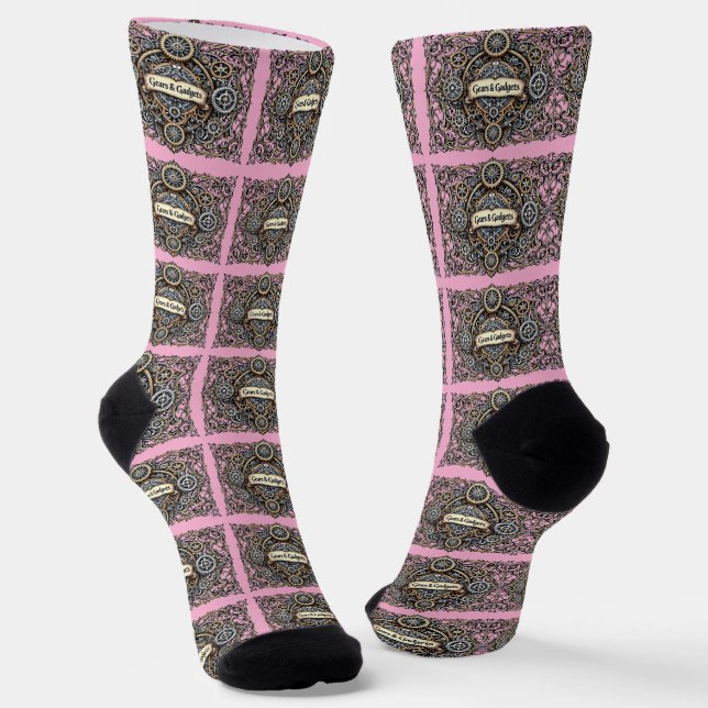 B&E Socken Kühnes und Elaboriertes Design 002124 (Gewinkelt)