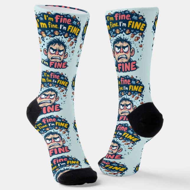 B&E Socken Kühnes und Elaboriertes Design 002189 (Gewinkelt)