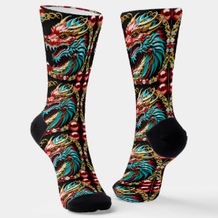 B&E Socken Kühnes und Elaboriertes Design 002217