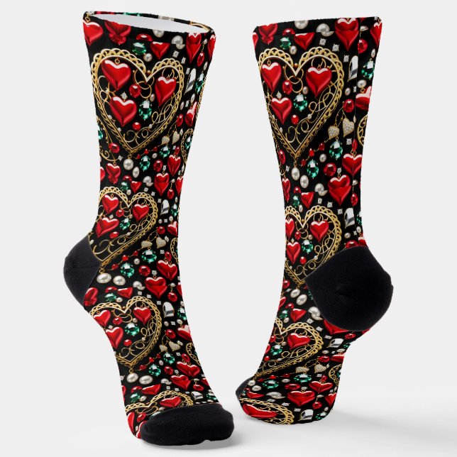 B&E Socken Kühnes und Elaboriertes Design 002227 (Gewinkelt)