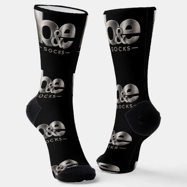 B&E Socken Kühnes und Elaboriertes Design 002273 (Gewinkelt)