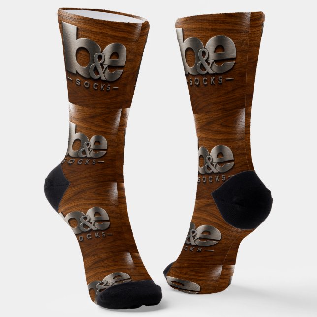 B&E Socken Kühnes und Elaboriertes Design 002274 (Gewinkelt)