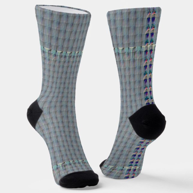 B&E Socken Kühnes und Elaboriertes Design 0048112 (Gewinkelt)