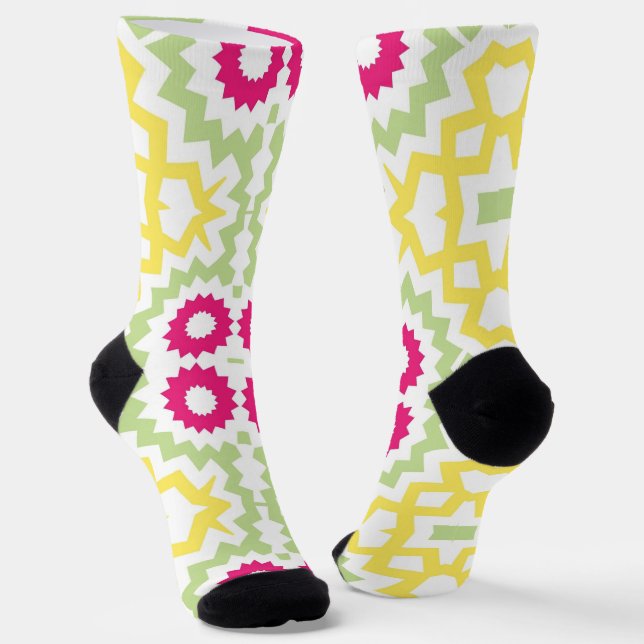 B&E Socken Kühnes und Elaboriertes Design 0048200 (Gewinkelt)