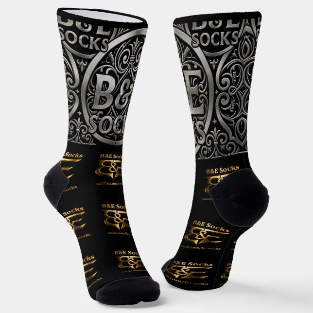 B&E Socken Kühnes und Elaboriertes Design 0049549 (Gewinkelt)