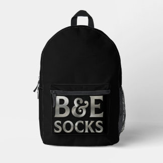 B&E Socks 0047920 Bedruckter Rucksack