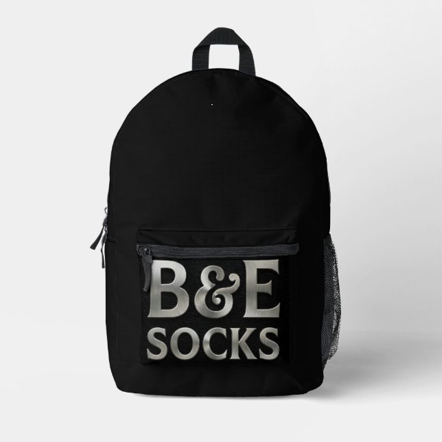 B&E Socks 0047920 Bedruckter Rucksack (Vorderseite)