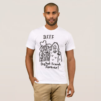 B.F.F.F. Großer Fuß-Freund-für immer T - Shirt