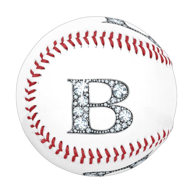 B Falsch-"Diamond" Monogram Baseball (Vorderseite Links)