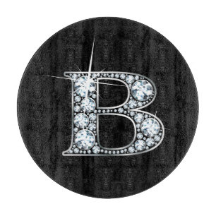 B Falsch-"Diamond" Monogram Schneidebrett