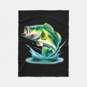 B Fisch Springt Comfort Colors Erwachsene Schwerge Fleecedecke
