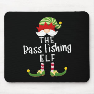 B Fischen Elf Gruppe Weihnachten Funny Pajama Part Mousepad