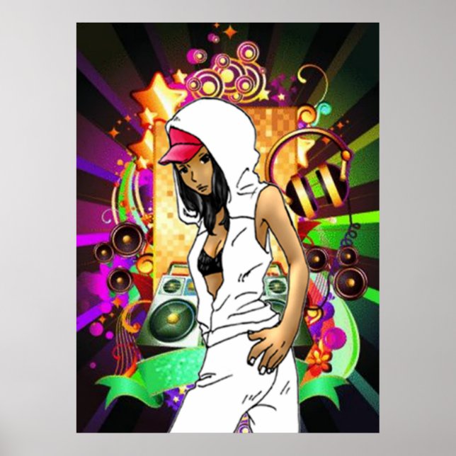 B-Girl-Poster #2 Poster (Vorne)