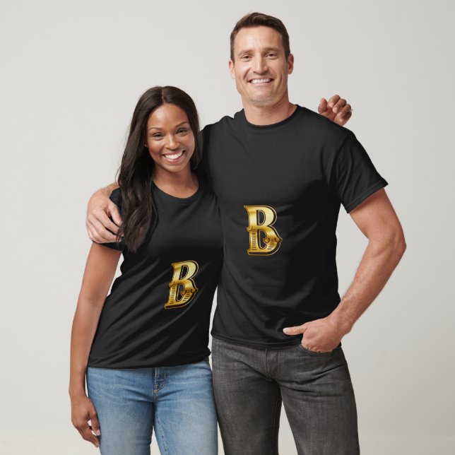 B Goldener Brief T-Shirt (Unisex)