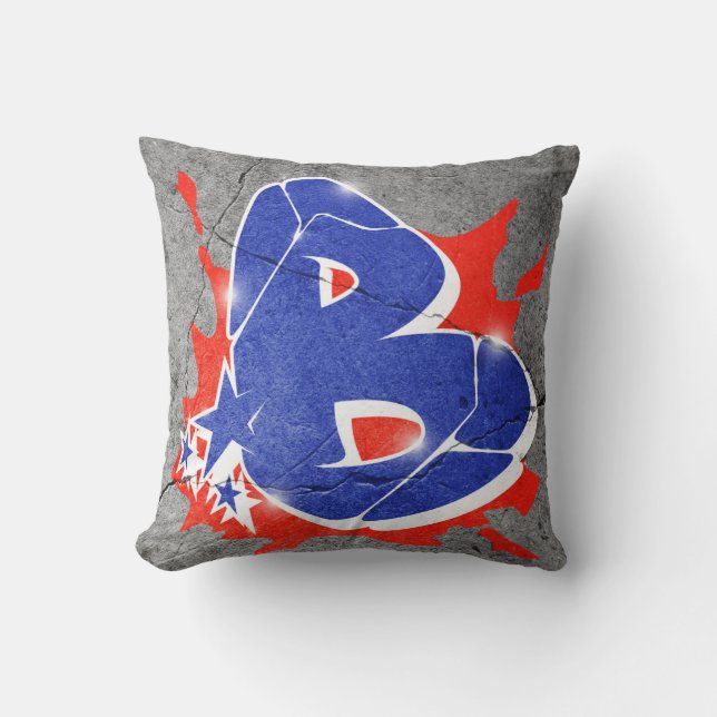 B - Graffitikissen Kissen (Vorderseite)