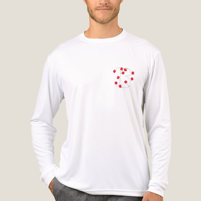 B Hemd Tri-Blend Shirt (Vorderseite)