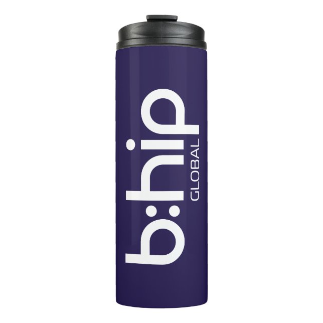 b:hip - blau thermosbecher (Vorderseite)
