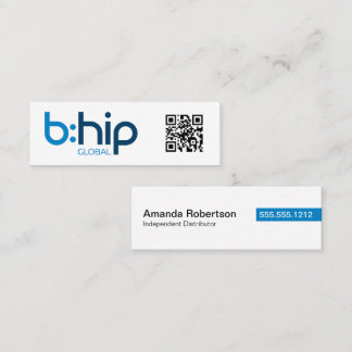 b:HIP Distributor Business Card Mini Visitenkarte