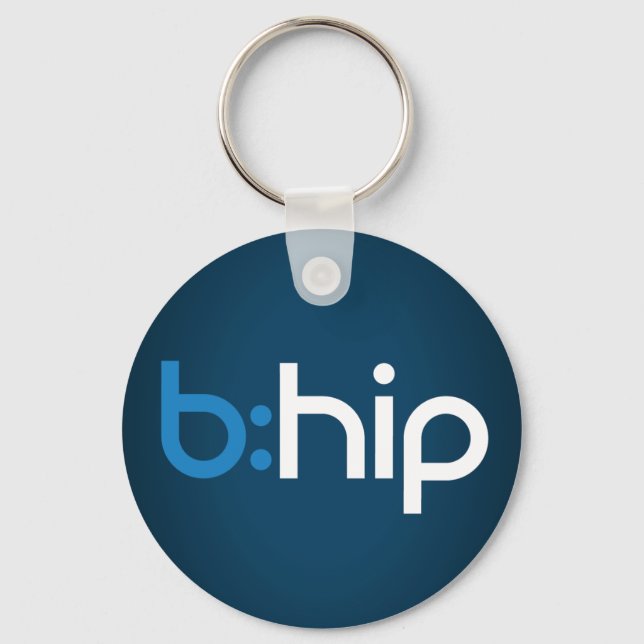 b:hip logo keychain schlüsselanhänger (Vorderseite)