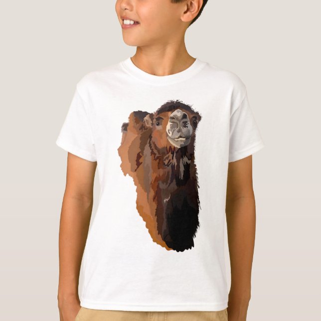 B ist für Bactrian Camel T-Shirt (Vorderseite)