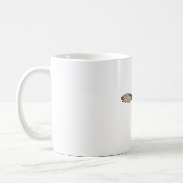 B ist für Barnschüssel Kaffeetasse (Links)