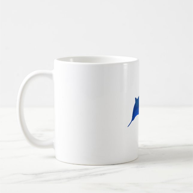 B ist für Beaked Whale Kaffeetasse (Links)