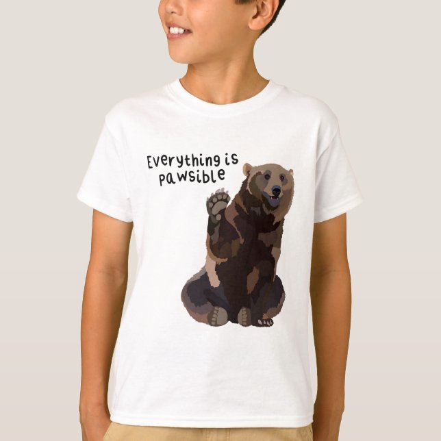 B ist für Bear T-Shirt (Vorderseite)