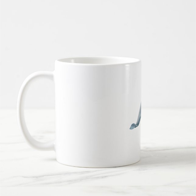 B ist für Beluga Whale Kaffeetasse (Links)