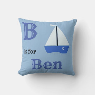 B ist für Ben Babyjunge  Kissen