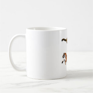 B ist für Bengalisches Tiger Kaffeetasse