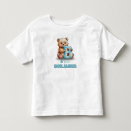 B ist für Benjamin – Personalisiertes Kinder-T-Shi Kleinkind T-shirt