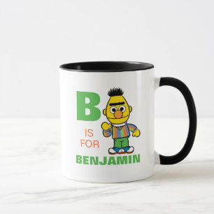 B ist für Bert Name hinzufügen Tasse
