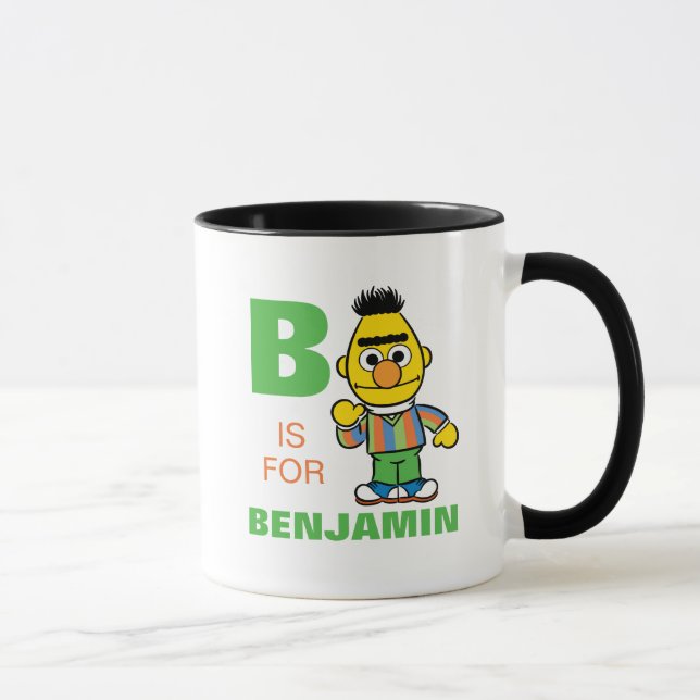 B ist für Bert | Name hinzufügen Tasse (Rechts)