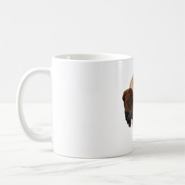 B ist für Bison Kaffeetasse (Links)