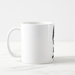 B ist für Black and White Ruff Lemur Kaffeetasse