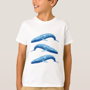 B ist für Blauer Whale T-Shirt