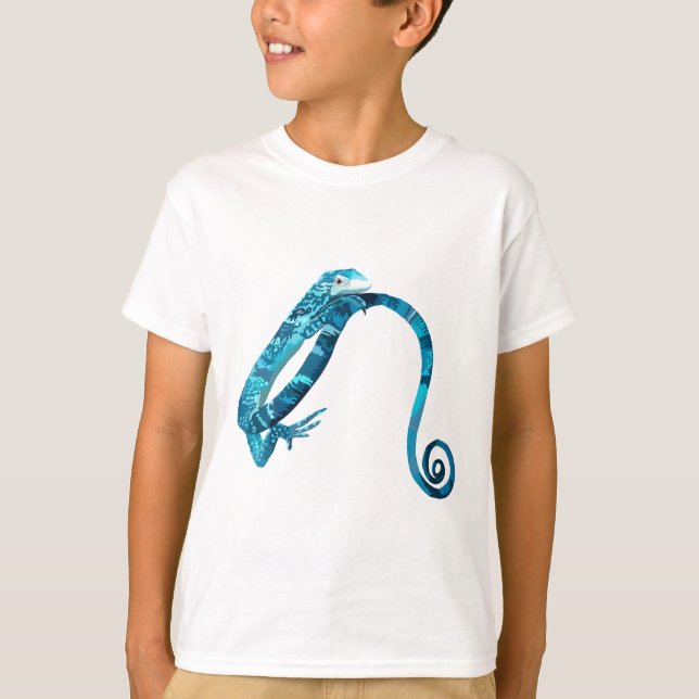 B ist für Blue Tree Monitor T-Shirt (Vorderseite)