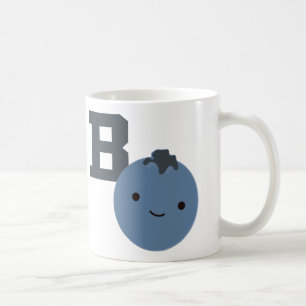 B ist für Blueberry Tasse