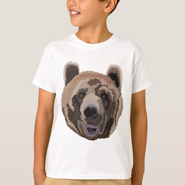 B ist für Braunbär T-Shirt (Vorderseite)
