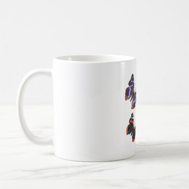 B ist für britische Schmetterlinge Kaffeetasse (Links)