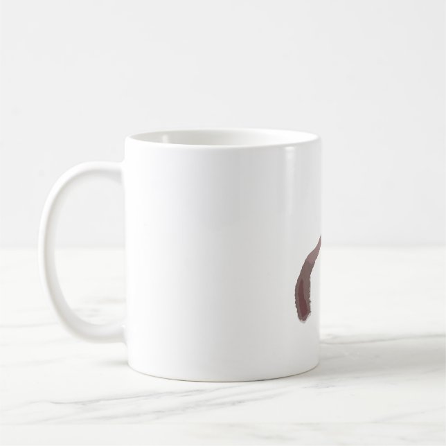 B ist für Bushbaby Kaffeetasse (Links)
