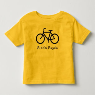 B ist für Fahrräder Kleinkind T-shirt