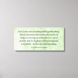 B J Palmer Außergewöhnliches Leben Leinwanddruck