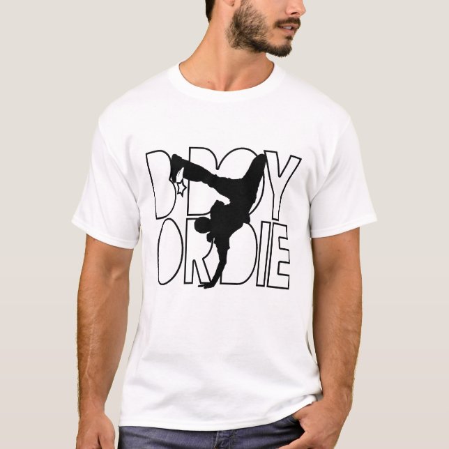B-Junge oder die Silhouette T-Shirt (Vorderseite)