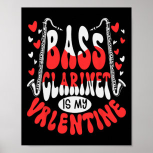 B Klarinette ist mein Valentinsmusikliebhaber und Poster