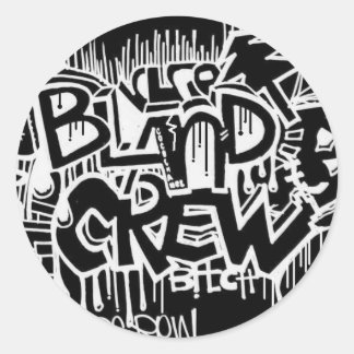 B-Land-Aufkleber Runder Aufkleber