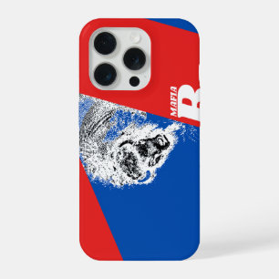 B Mafia – Blue & Red Buffalo Football Fan iPhone C 15 Pro Hülle