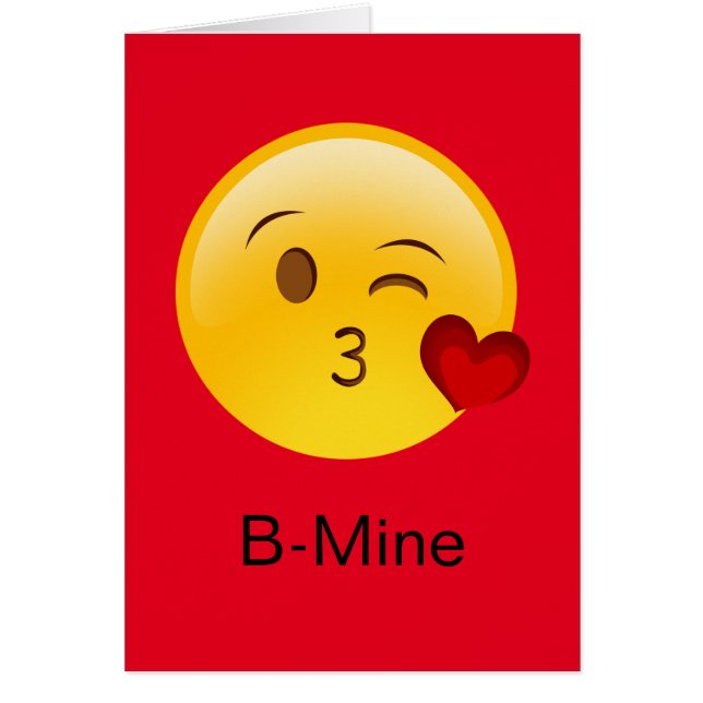 B-Mine Emoji Valentijnskaart (Vorne)